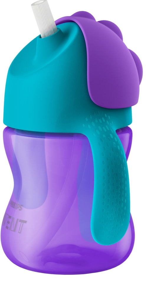 Чашка с трубочкой Philips Avent SCF796/02 для девочек от 9 месяцев 200мл