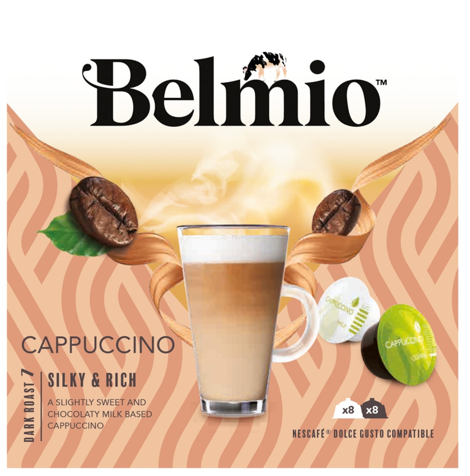 Кофе в капсулах Belmio Cappuccino 16шт. Закажите онлайн!