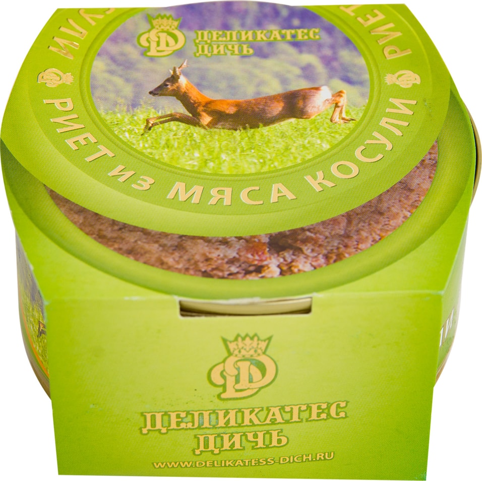 Риет Деликатес Дичь из мяса косули 200г