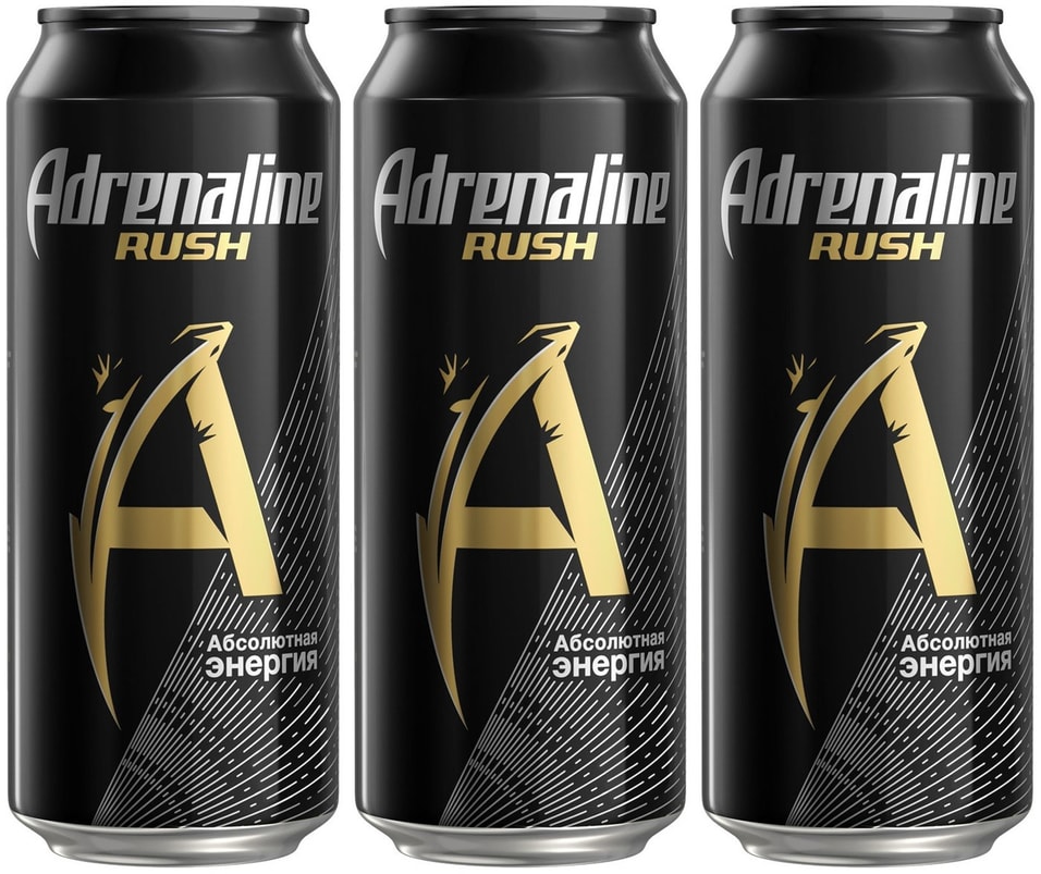 Напиток Adrenaline Rush энергетический 449мл (упаковка 2 шт.)