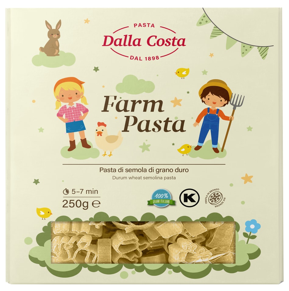 Макаронные изделия Dalla Costa Farm Pasta 250г