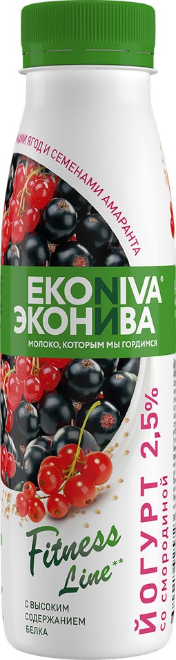 Йогурт ЭкоНива Fitness line 2.5% 300г от Vprok.ru