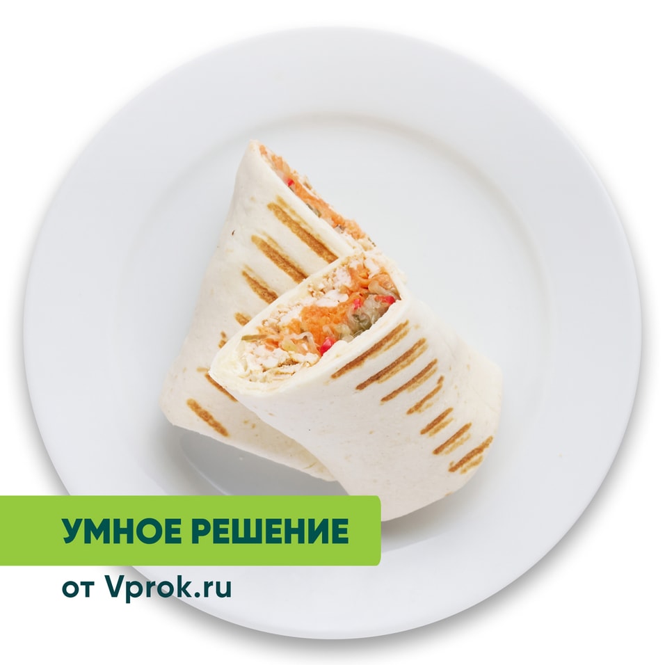 Сэндвич-ролл с куриным филе Умное решение от Vprok.ru 190г