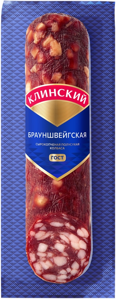 Колбаса Клинский Брауншвейгская сырокопченая 300г