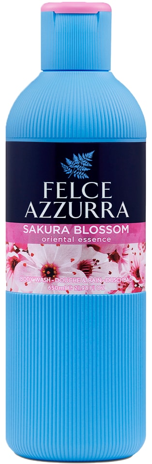 Гель для ванны и душа Felce Azzurra Восточный аромат Цветы Сакуры 650мл