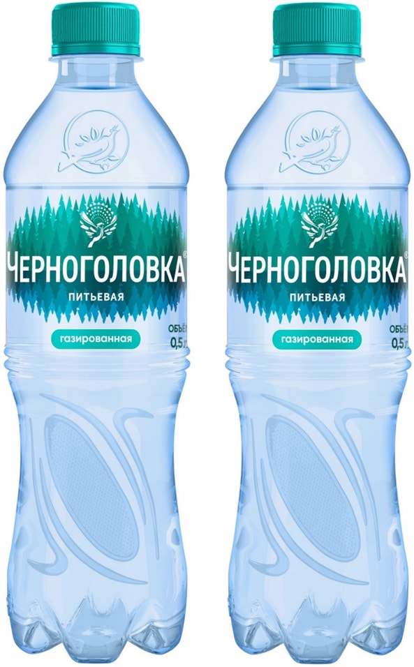 Вода Черноголовка питьевая газированная 500мл