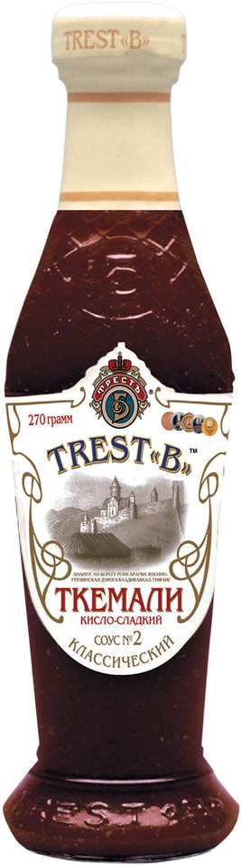 Соус Trest B Ткемали Классический кисло-сладкий №2 270г