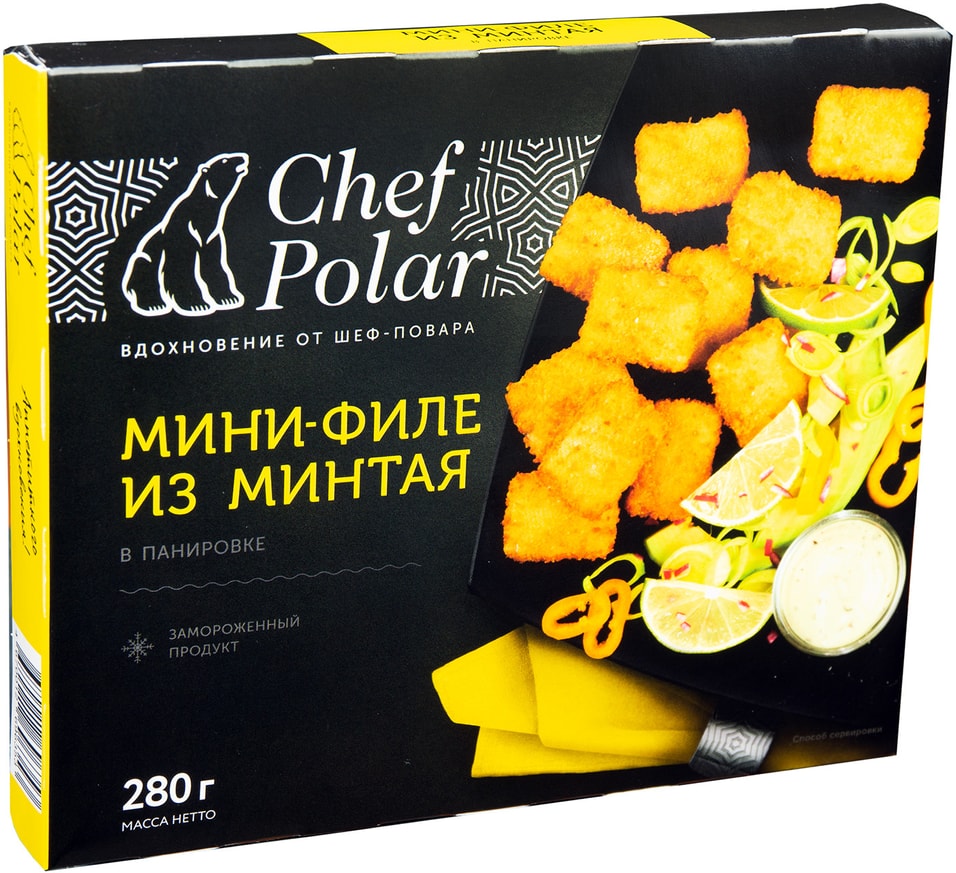 Отзывы о Мини-филе минтая Chef Polar в панировке 280г