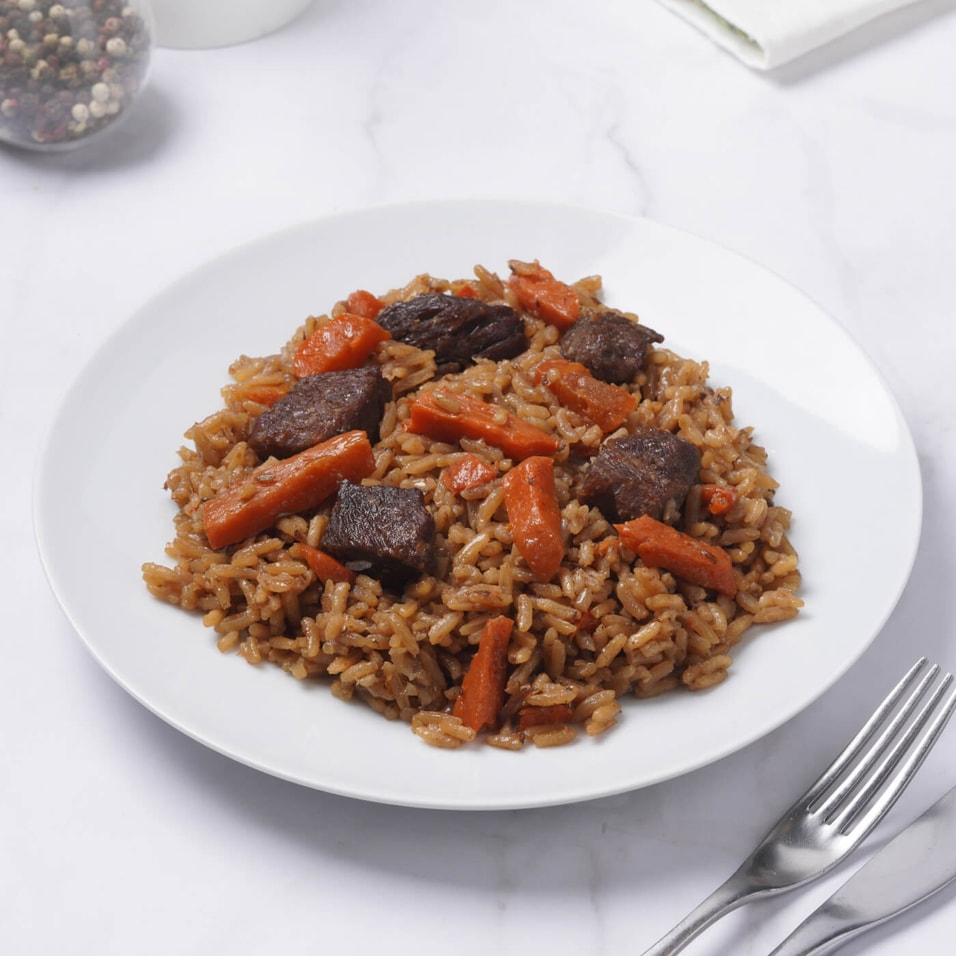 Плов Cook Chart с говядиной 250г - Vprok.ru Перекрёсток