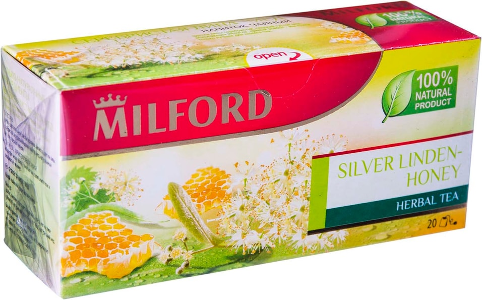 Чай травяной Milford Silver Linden-Honey 20*2г