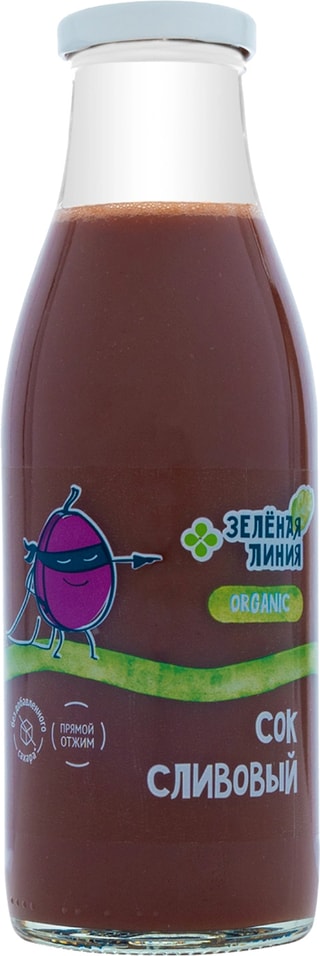 Сок Зеленая Линия Слива с мякотью 500мл 149₽