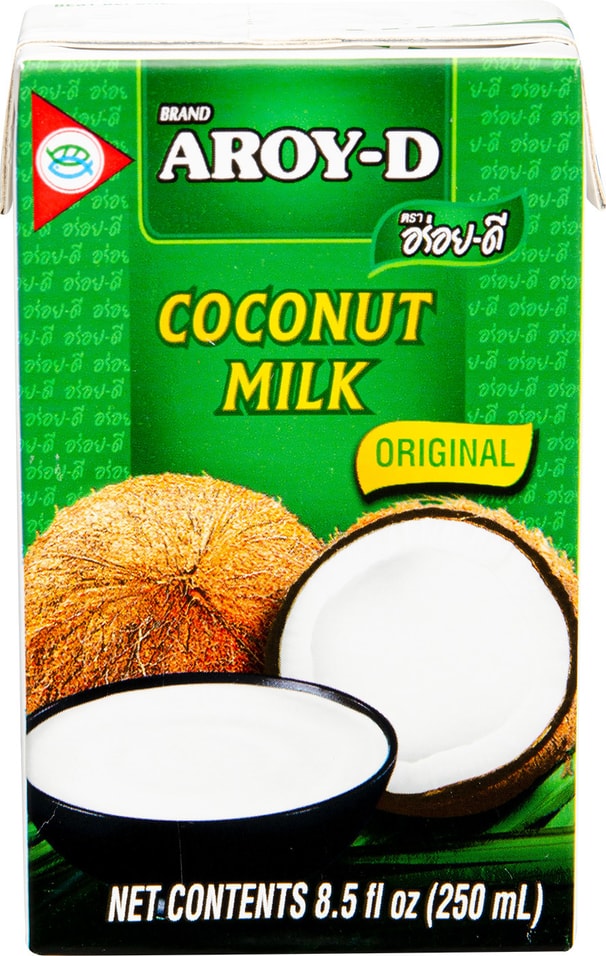 Напиток Aroy-D из кокосовой мякоти 70% 250мл