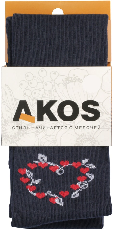 Колготки детские Akos синий р.110-116