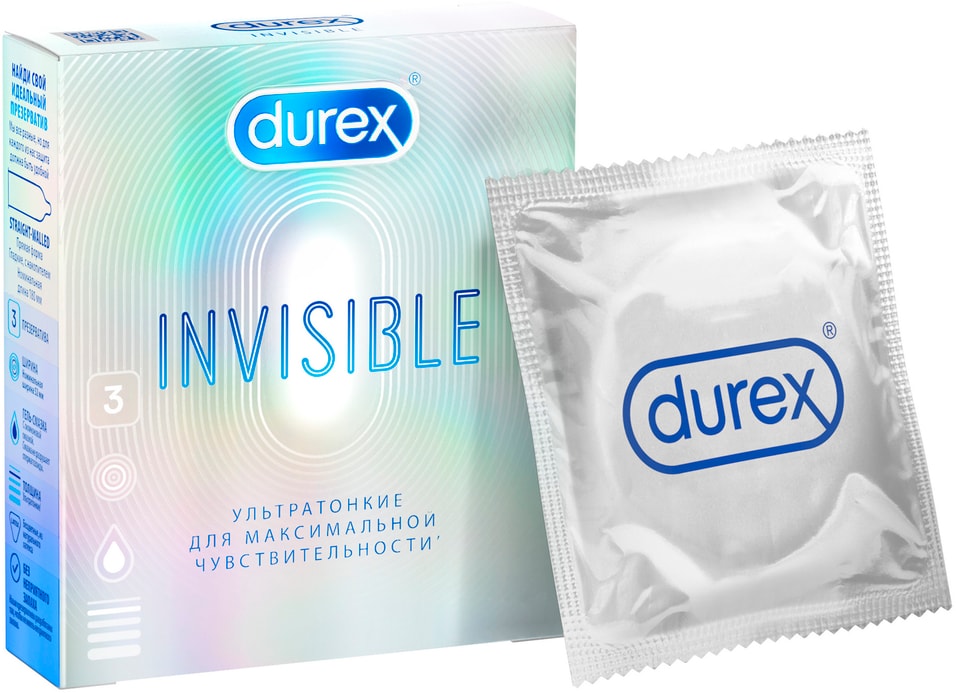 Презервативы Durex Invisible 3шт