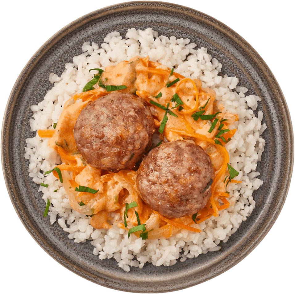Ежики мясные Перекресток Select с рисом 270гс доставкой!