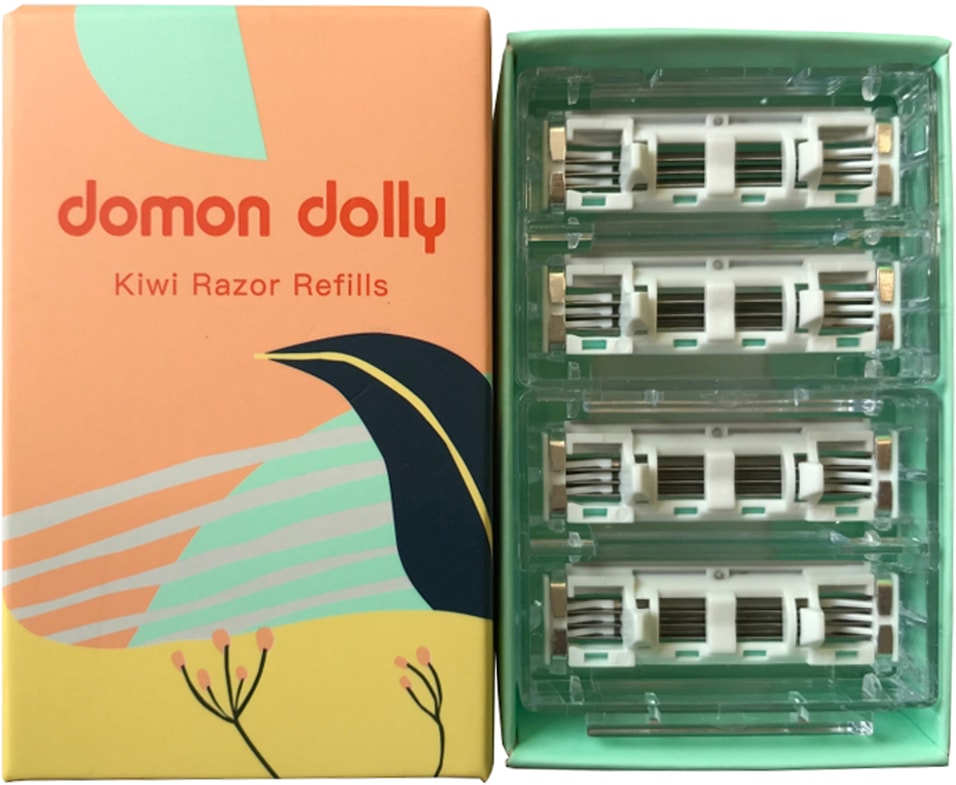 Кассеты для бритья Domon Dolly Kiwi 3 лезвия 3шт