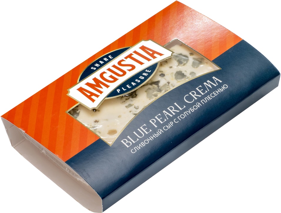 Сыр Amgustia Blue Pearl Crema 90г - Vprok.ru Перекрёсток