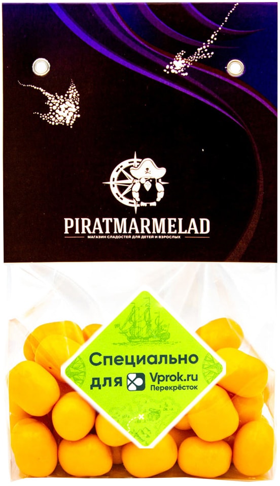 Драже Pirat Marmelad Томат Маршмелоу в белом шоколаде со вкусом манго 200г от Vprok.ru