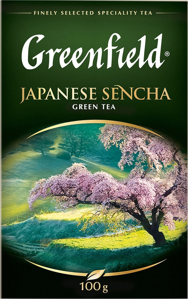 Чай зеленый Greenfield Japanese Sencha 100г от Vprok.ru