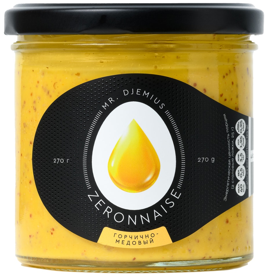 Соус MrDjemius Zeronnaise Горчично-медовый 270г 299₽