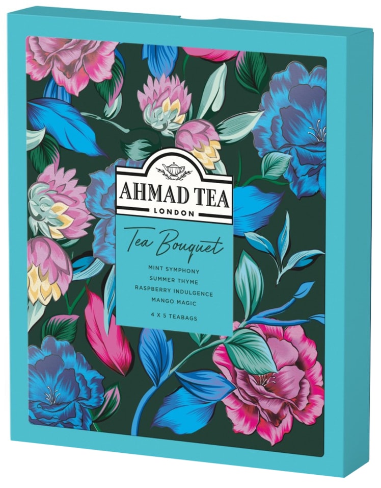 Набор чая Ahmad Tea Tea Bouquet 4 вкуса 20 пак в ассортименте