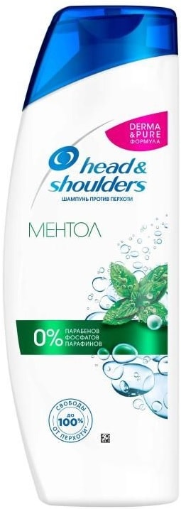 Шампунь для волос Head&Shoulders против перхоти Ментол 360мл