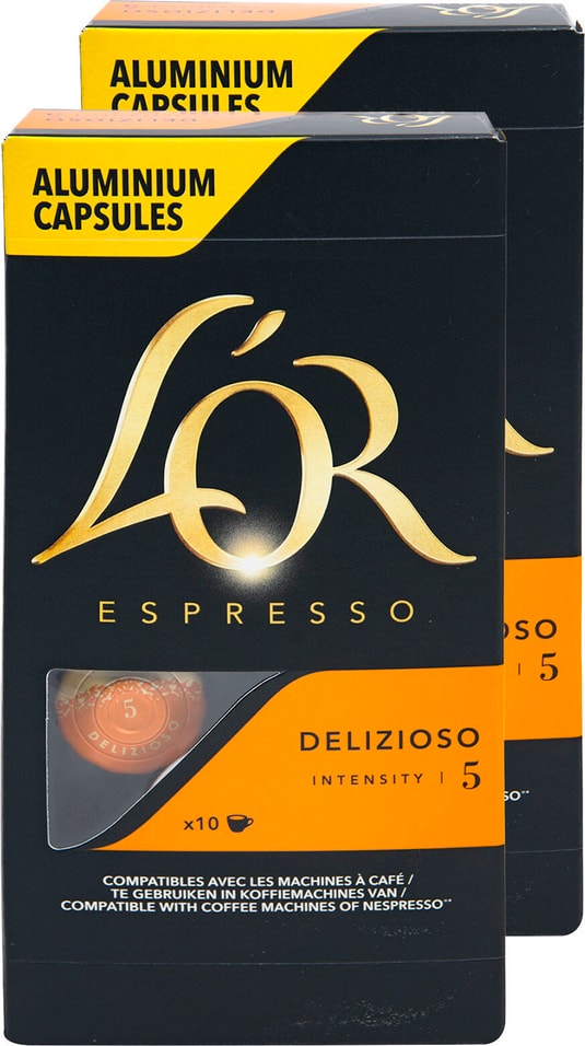 Кофе в капсулах Lor Espresso Delizioso 10шт (упаковка 2 шт.)