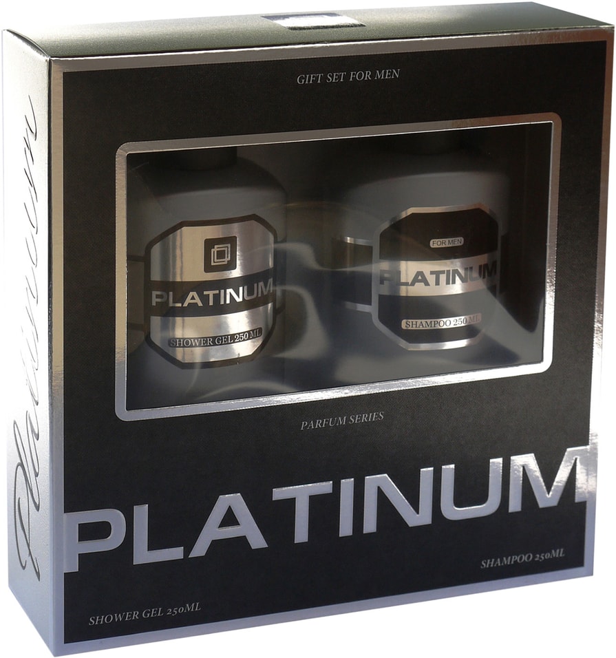 Подарочный набор Фестива Platinum мужской Гель для душа 250мл +Шампунь 250мл от Vprok.ru