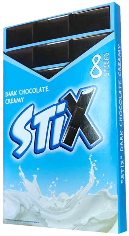 Шоколад Stix Темный Сливочный крем 152г