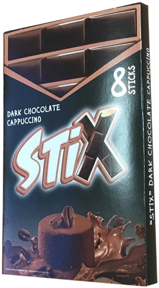 Шоколад Stix Темный Капучино 152г