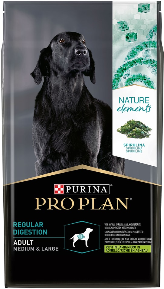 Сухой корм для собак Purina Pro Plan Nature Elements Regular Digestion с ягненком 2кг