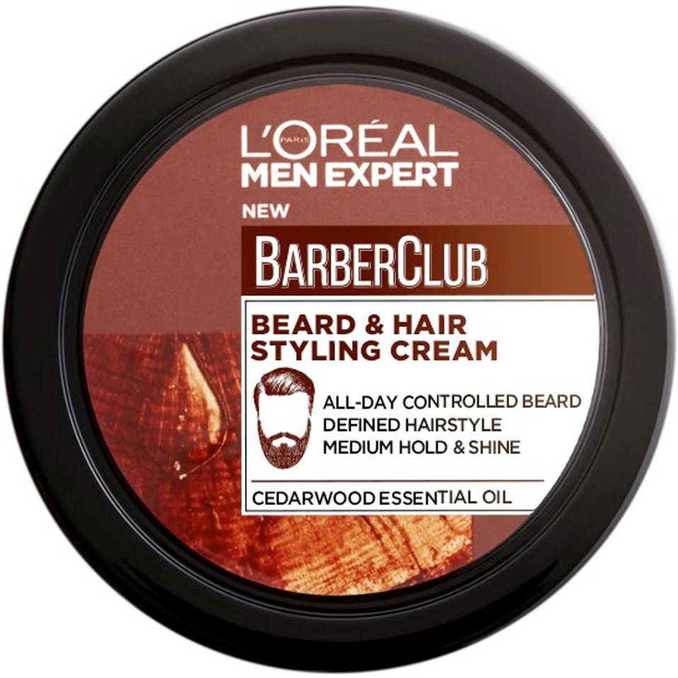 Отзывы о Креме для бороды и волос Loreal Paris Men Expert Barber Club 75мл
