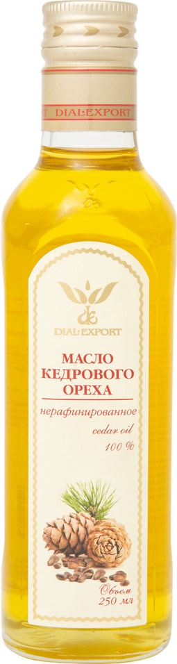 Масло кедрового ореха Dial-Export нерафинированное 250мл