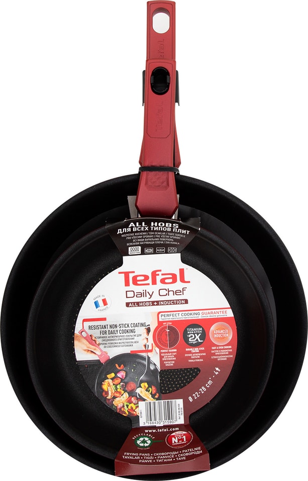 Набор сковородок Tefal Daily Chef 22см+28см от Vprok.ru