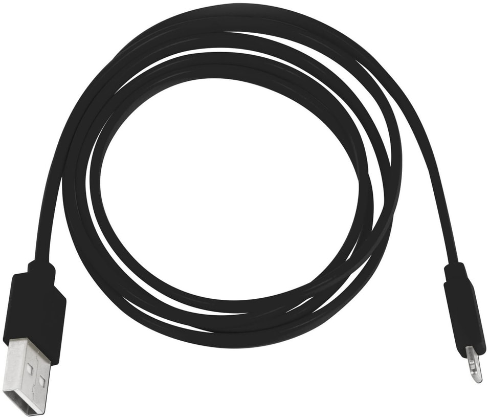 Кабель Rombica Digital MR-01 Lightning to USB черный 1м от Vprok.ru