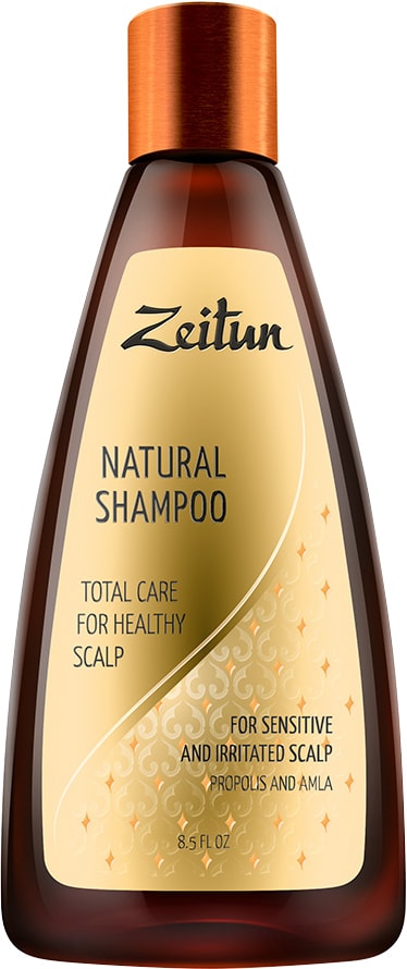 Шампунь для волос Zeitun Комплексный уход для здоровья кожи головы с прополисом и амлой 250мл