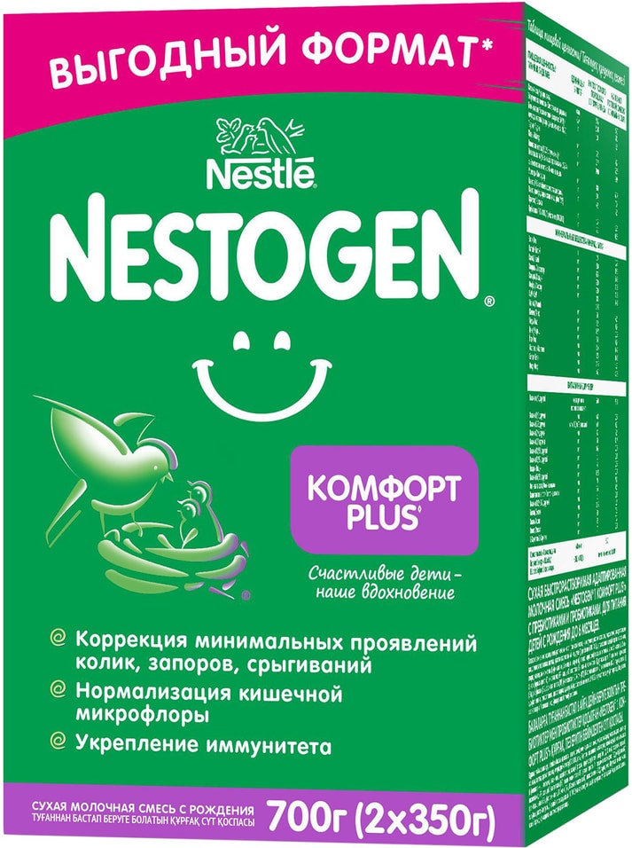 Смесь Nestogen 1 Комфорт Plus молочная 700г