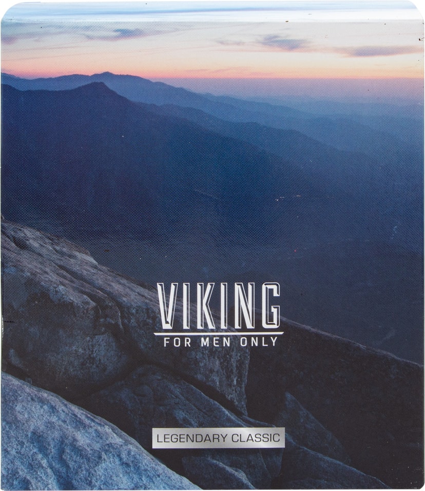 Подарочный набор Viking Legendary classic Шампунь-кондиционер 2в1 Legendary classic 300мл Крем для бритья 75мл Крем посл