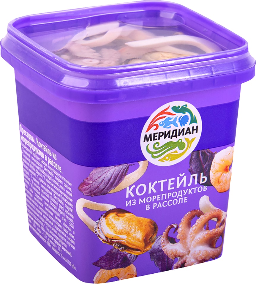 Коктейль из морепродуктов Меридиан 270г