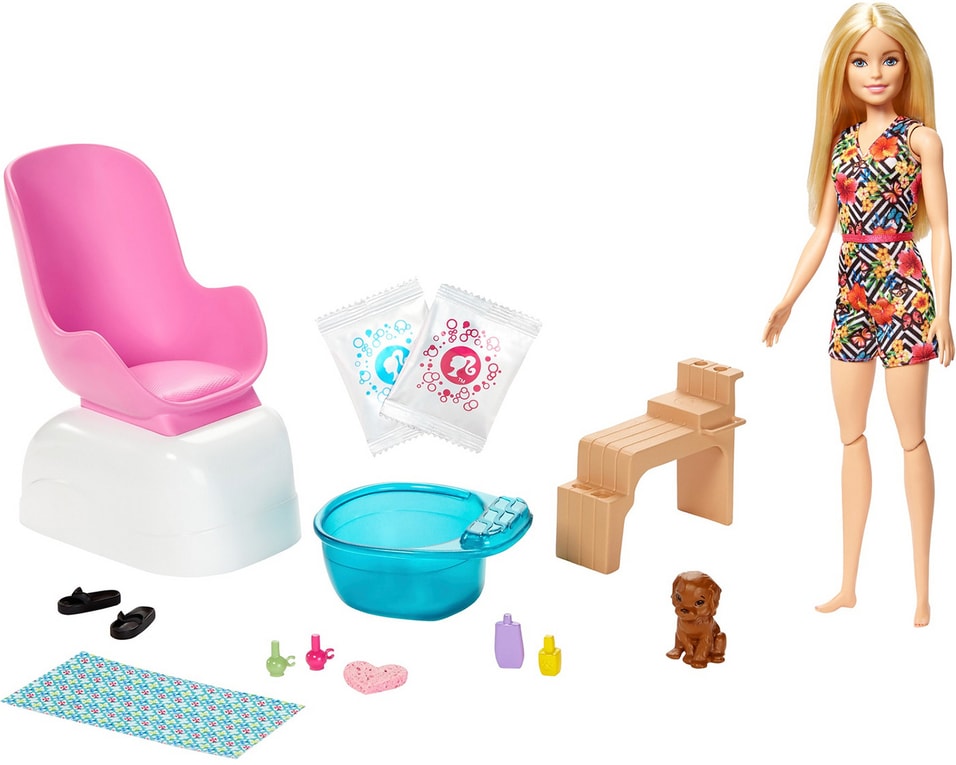 Набор игровой Barbie для маникюра и педикюра