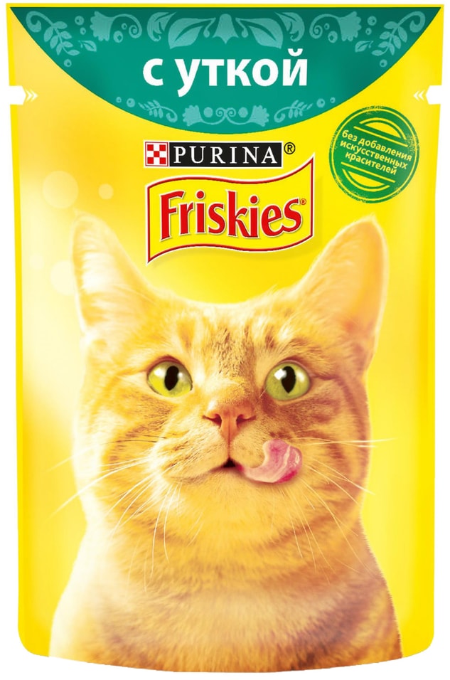 Влажный корм для кошек Friskies с уткой 85г