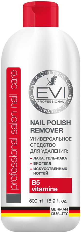 Универсальное средство EVI professional для снятия всех видов лака 500мл от Vprok.ru