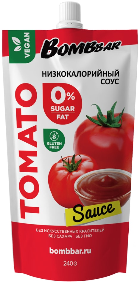 Соус Bombbar Сладкий томат 240г - Vprok.ru Перекрёсток