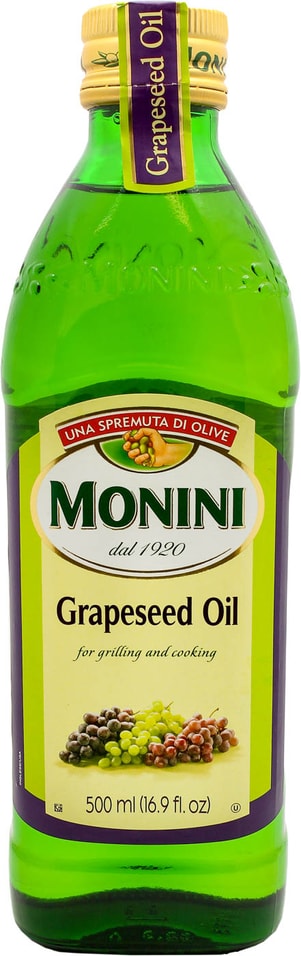 Масло виноградное Monini Grapeseed Oil рафинированное 500мл