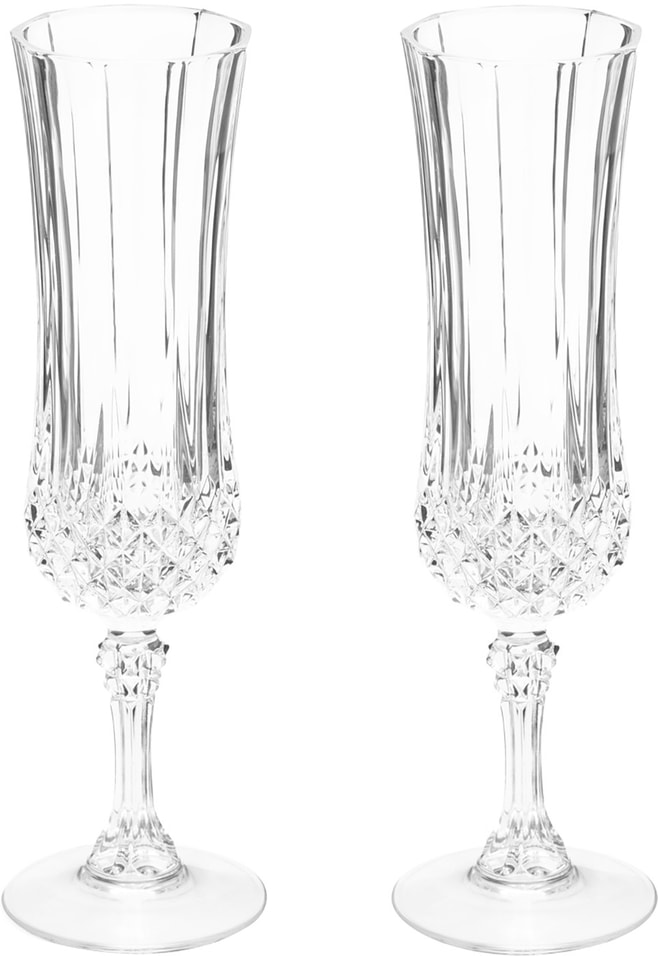 Набор бокалов Cristal dArques Longchamp для шампанского 2*140мл от Vprok.ru