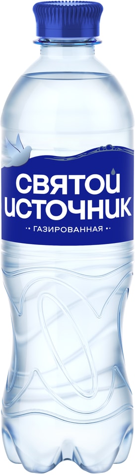 Вода Святой Источник питьевая газированная 500мл