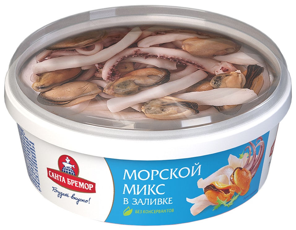 Коктейль из морепродуктов Санта Бремор в заливке 300г от Vprok.ru