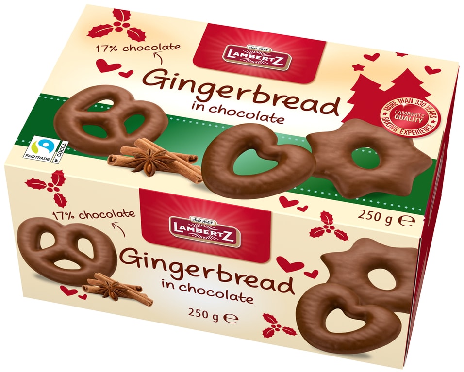 Пряники Lambertz в шоколаде 250г - Vprokru Перекрёсток 249₽