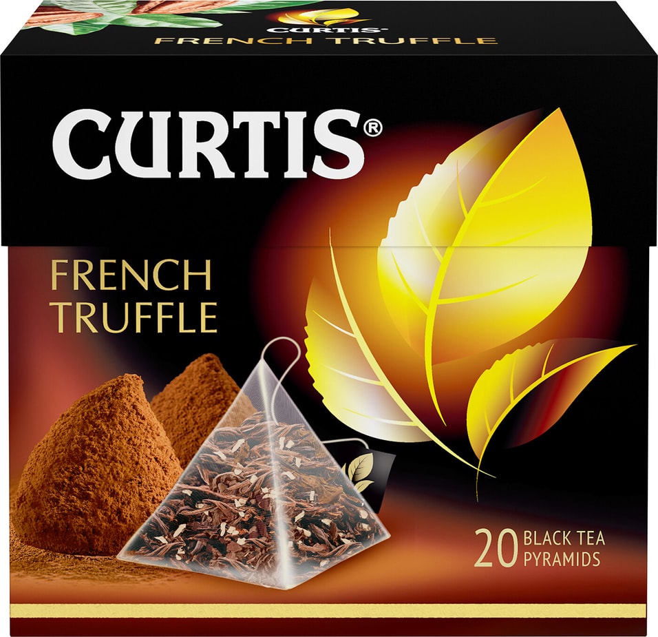Чай черный Curtis French Truffle 20*1.8г от Vprok.ru