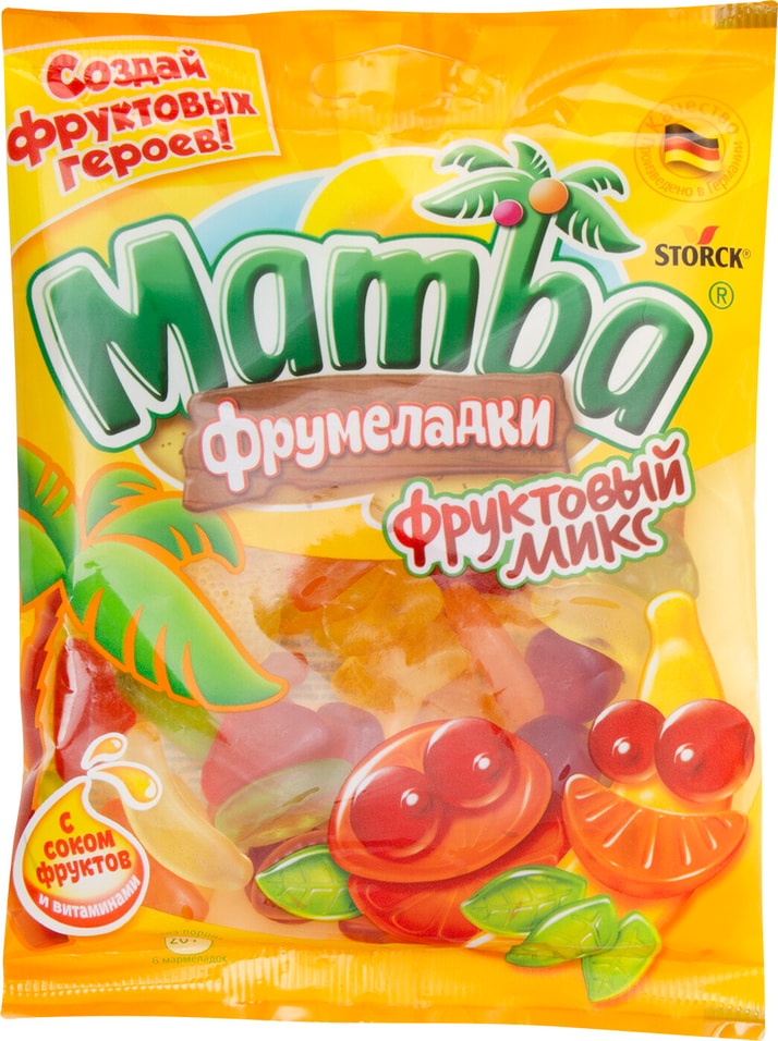 Мармелад Mamba фруктовый микс 140г